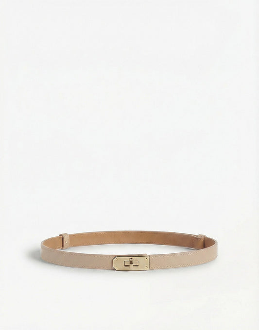 Taupe Link - Belt - Olivia & Kate
