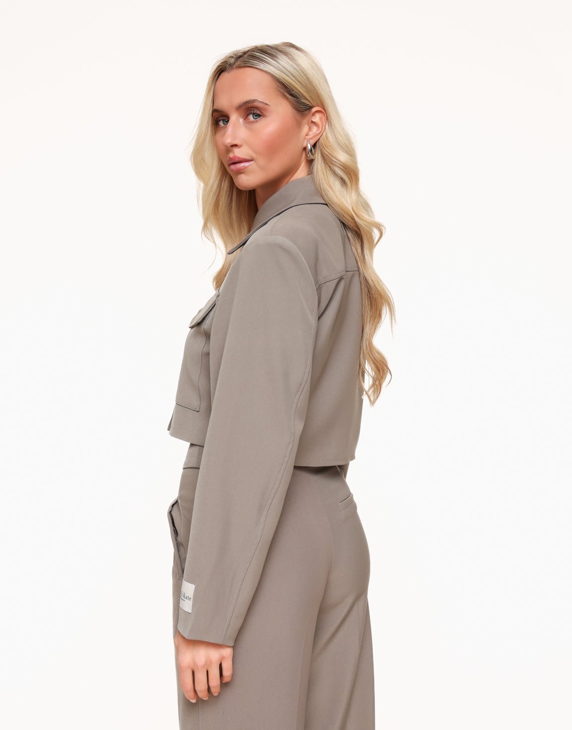 Taupe STUDIO Cropped - Jasje - Olivia & Kate