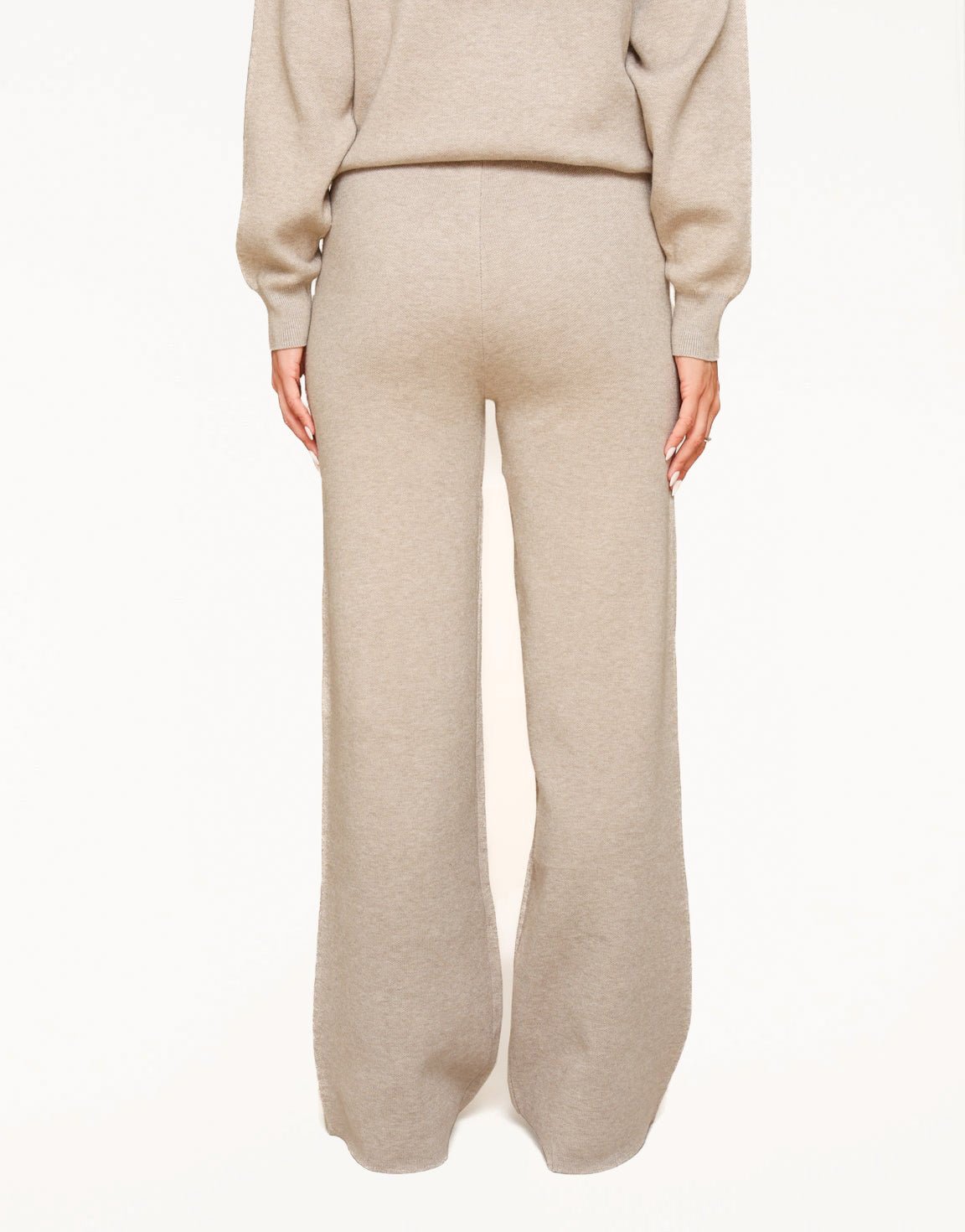 Taupe Studio Knitted - Pants - Olivia & Kate