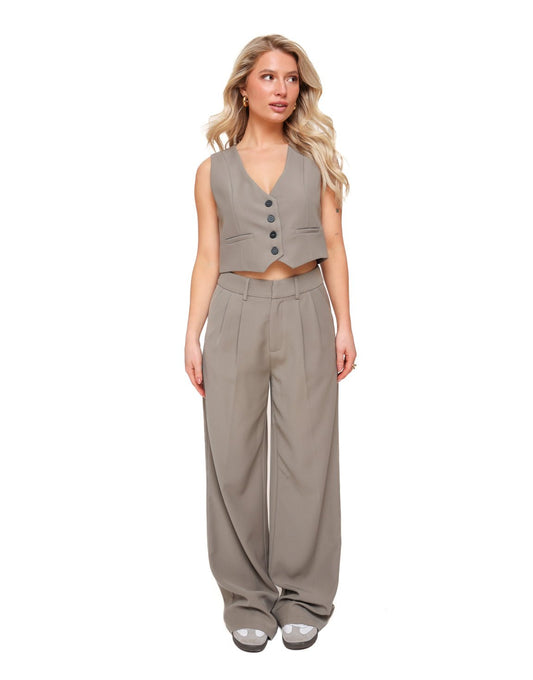 Taupe STUDIO V - hals - Set - Olivia & Kate
