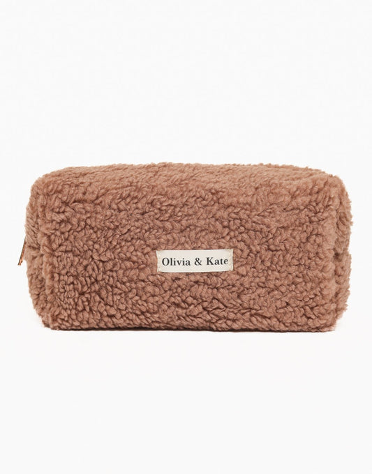 Taupe Teddy Make - up - Tas - Olivia & Kate