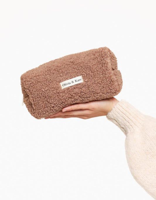 Taupe Teddy Make - up - Tas - Olivia & Kate