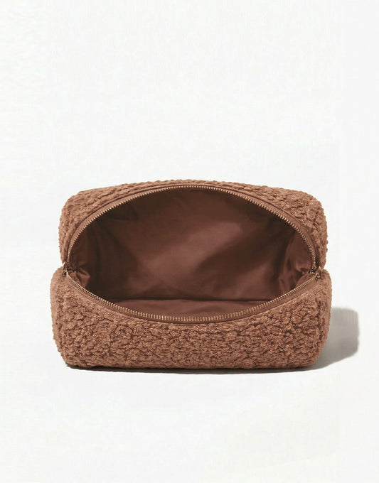 Taupe Teddy Make - up - Tas - Olivia & Kate