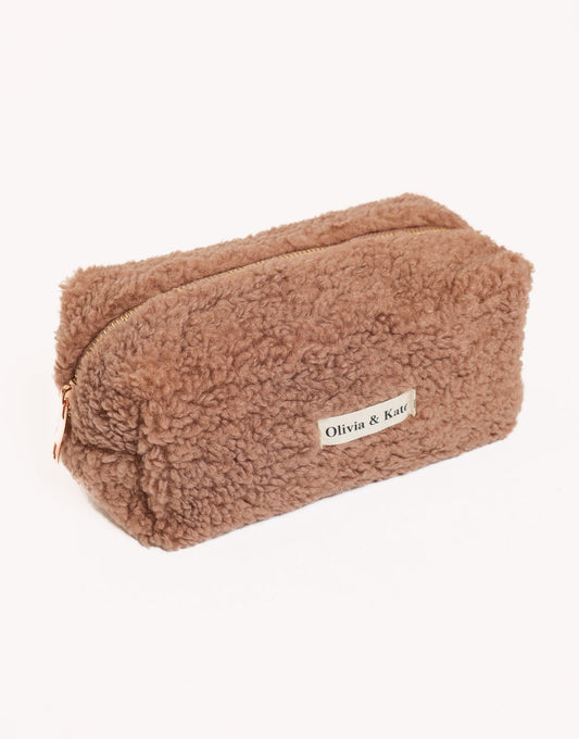 Taupe Teddy Make - up - Tas - Olivia & Kate