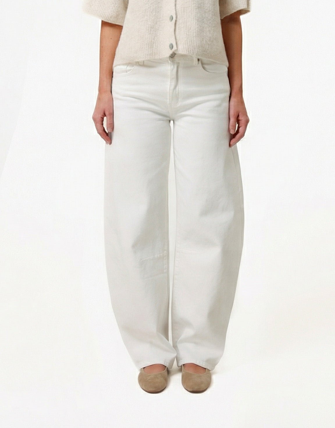 Witte Ballon - Spijkerbroek - Olivia & Kate