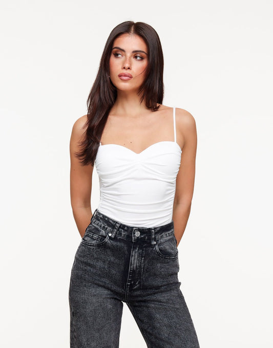 Witte Basic Aangesloten - Body - Olivia & Kate