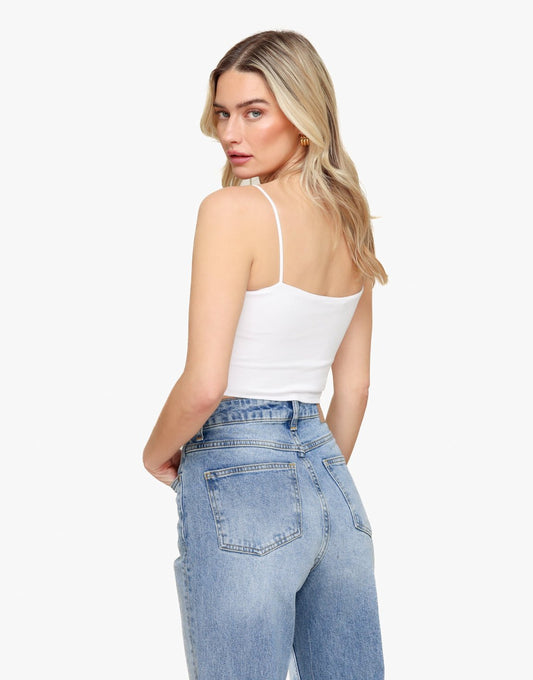 White Basic Bandeau - Top - Olivia & Kate