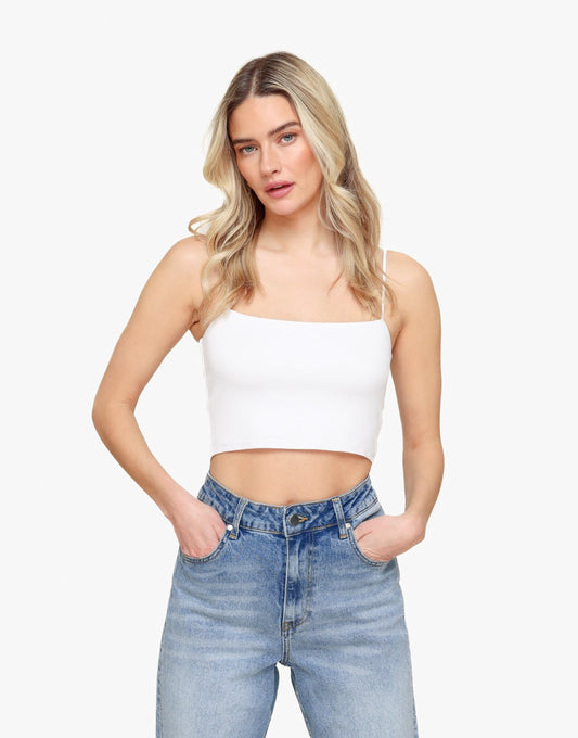 Witte Basic Bandeau - Top - Olivia & Kate