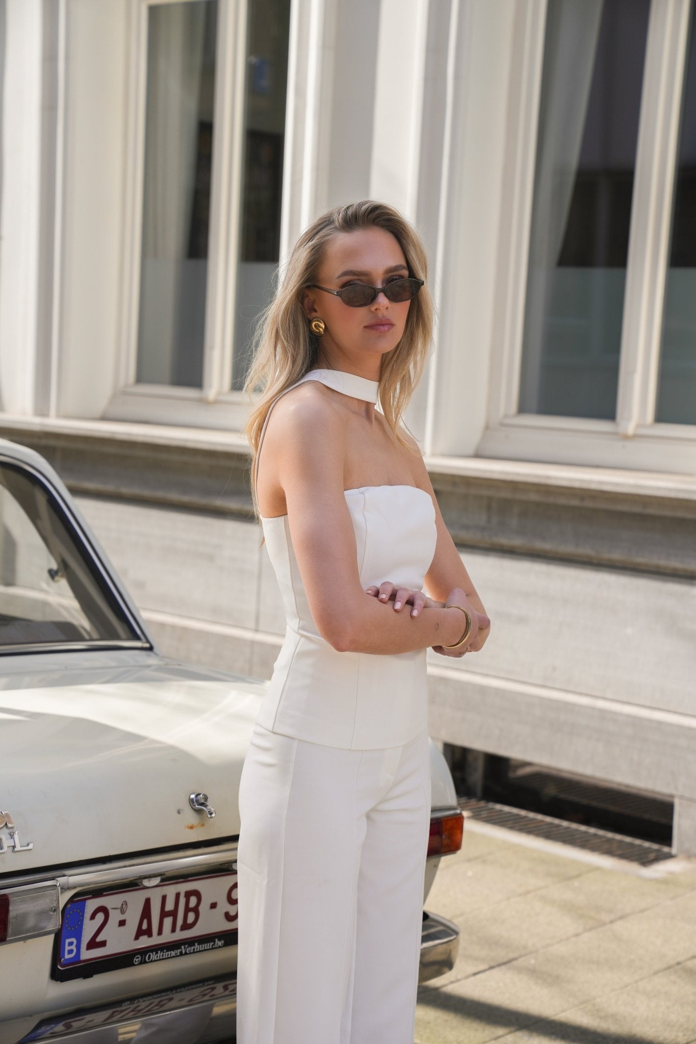 Witte Basic - Pantalon - Olivia & Kate