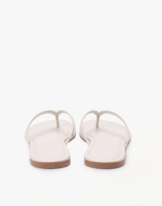 Witte Basic - Teenslippers - Olivia & Kate
