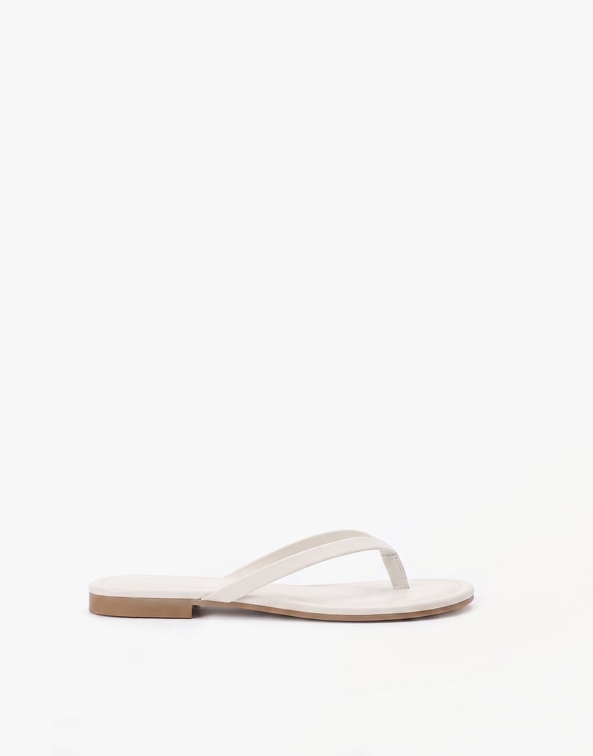 Witte Basic - Teenslippers - Olivia & Kate