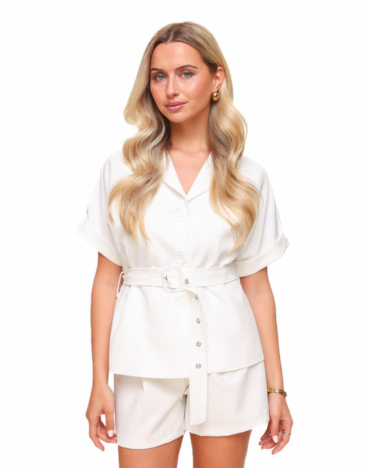 Witte Ceintuur SS - Blazer - Olivia & Kate