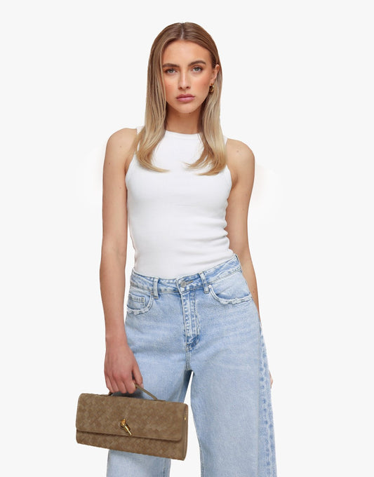 Witte Fine Ribb - Top - Olivia & Kate