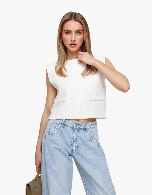 Witte F/W Edit Cropped - Gilet - Olivia & Kate