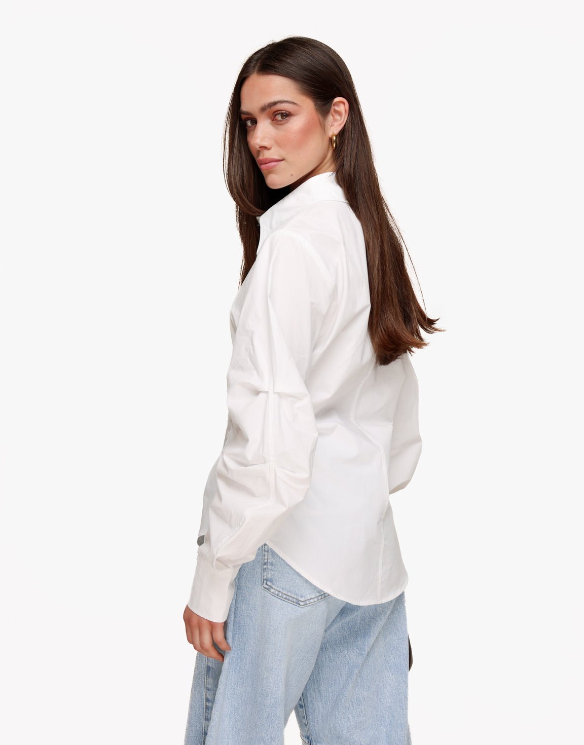 Witte Getailleerde - Blouse - Olivia & Kate