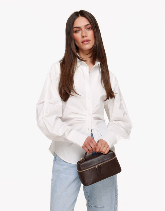Witte Getailleerde - Blouse - Olivia & Kate