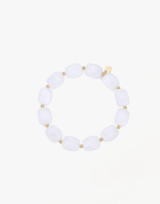 Witte Kleine Kristallen - Armband - Olivia & Kate