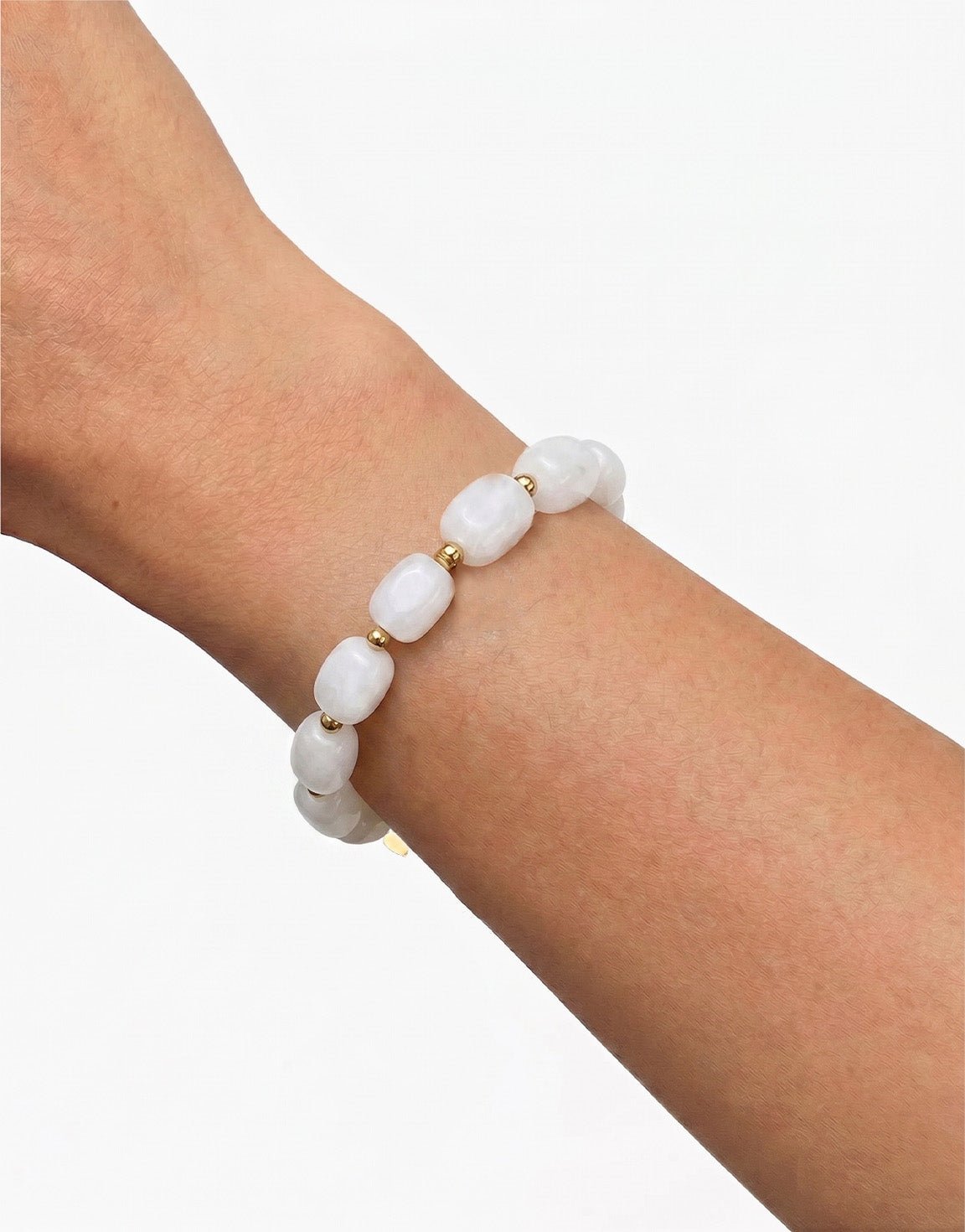 Witte Kleine Kristallen - Armband - Olivia & Kate
