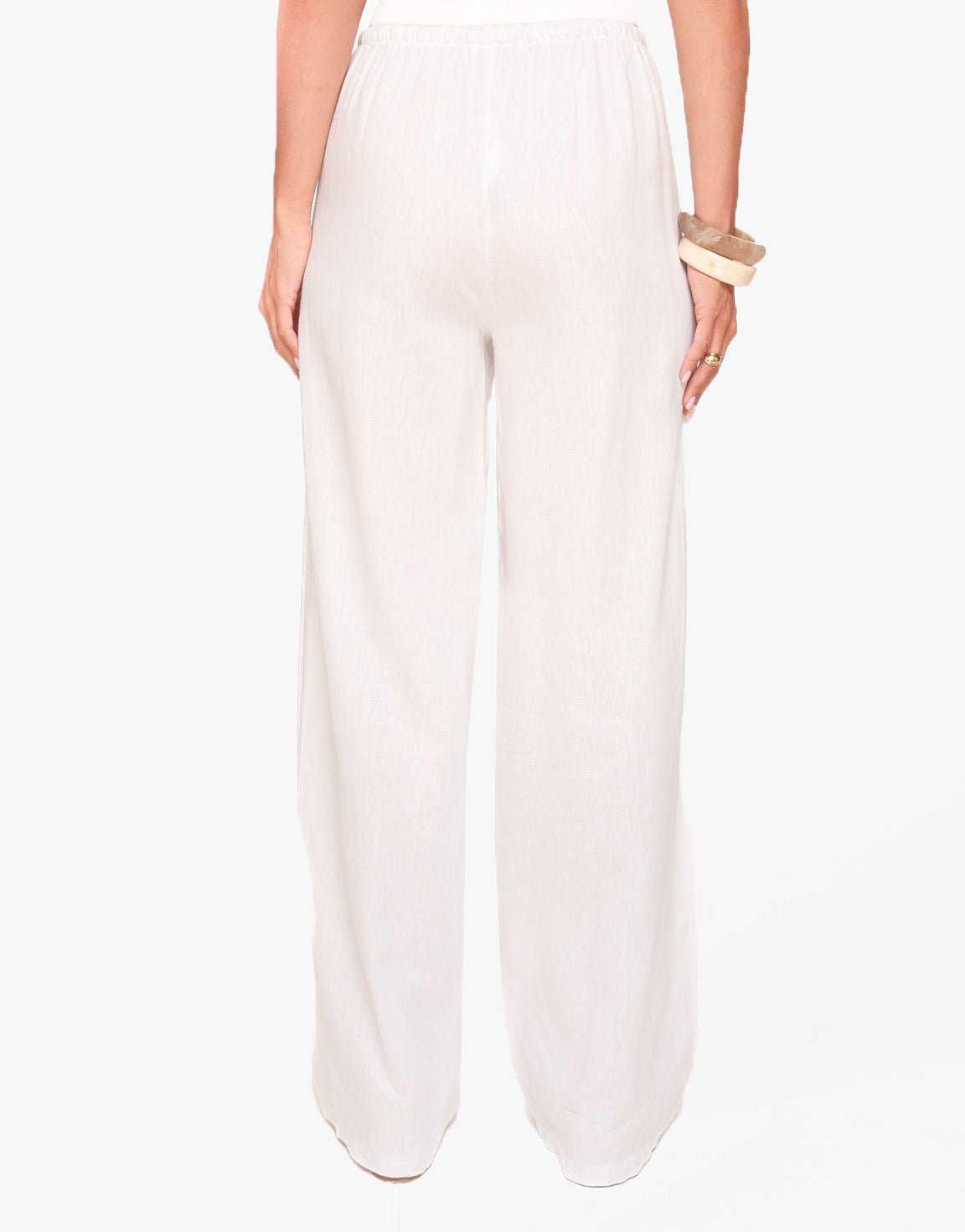 Witte Linnen - Broek - Olivia & Kate