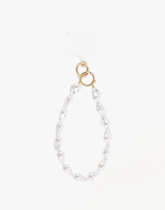 Witte Parel - Telefoonkoord - Olivia & Kate