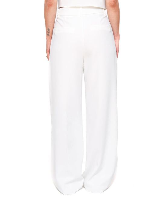 Witte STUDIO Wijde - Pantalon - Olivia & Kate