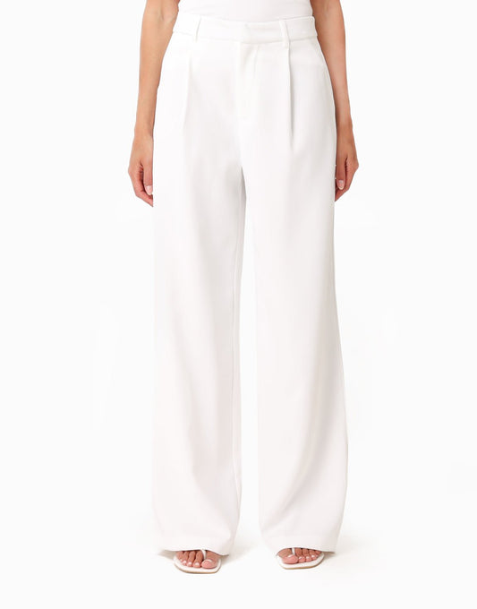 Witte Wijde Classic - Pantalon - Olivia & Kate