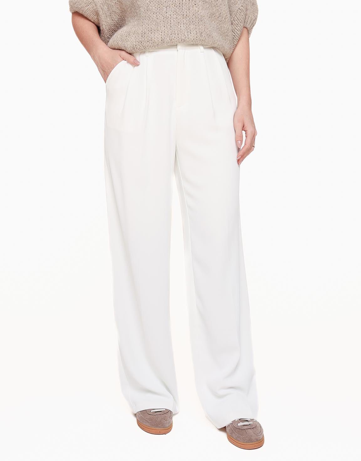 Witte Wijde - Pantalon - Olivia & Kate
