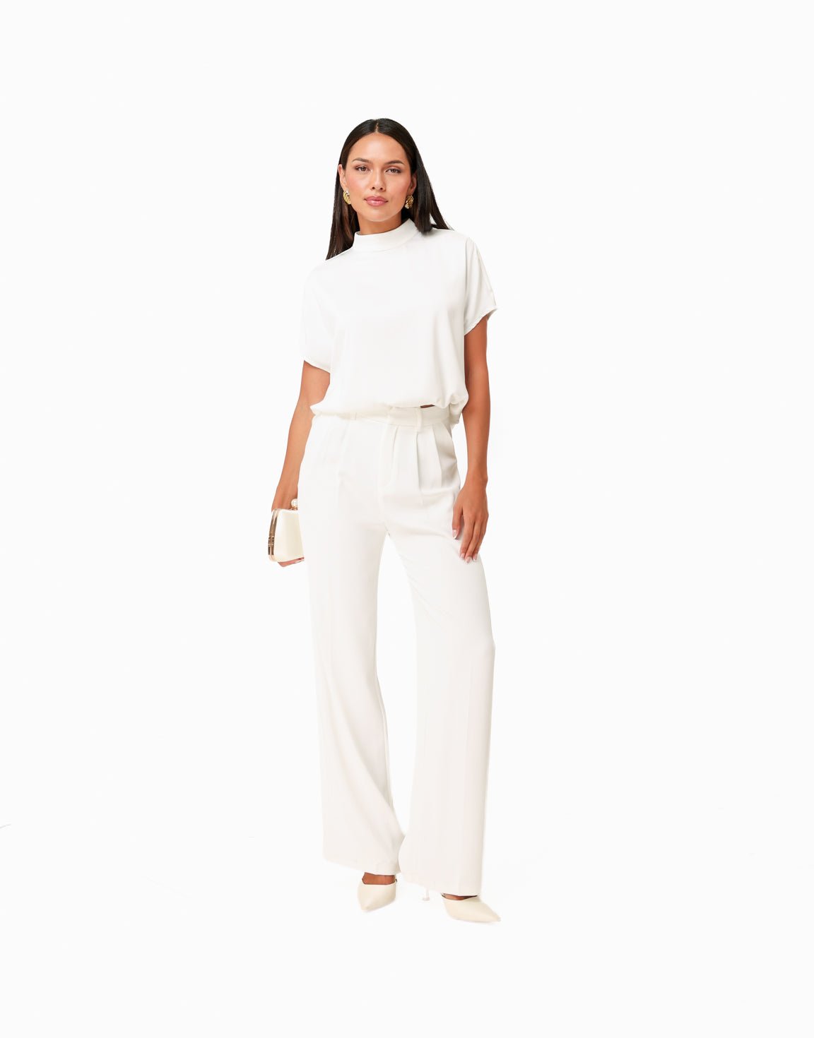Witte Wijde - Pantalon - Olivia & Kate