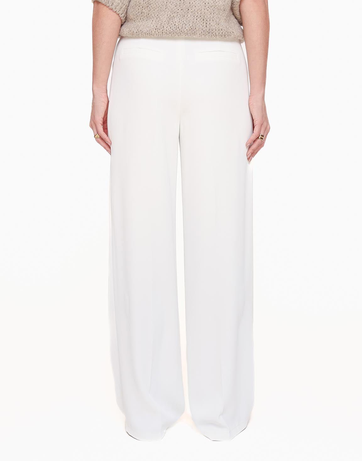 Witte Wijde - Pantalon - Olivia & Kate