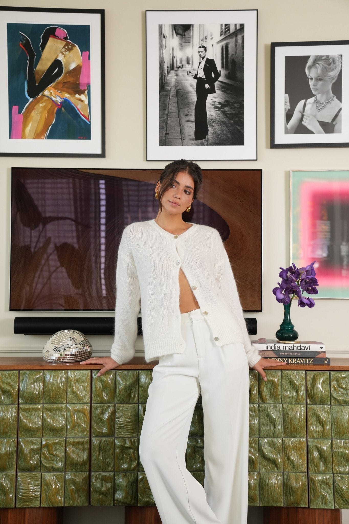 Witte Wijde - Pantalon - Olivia & Kate