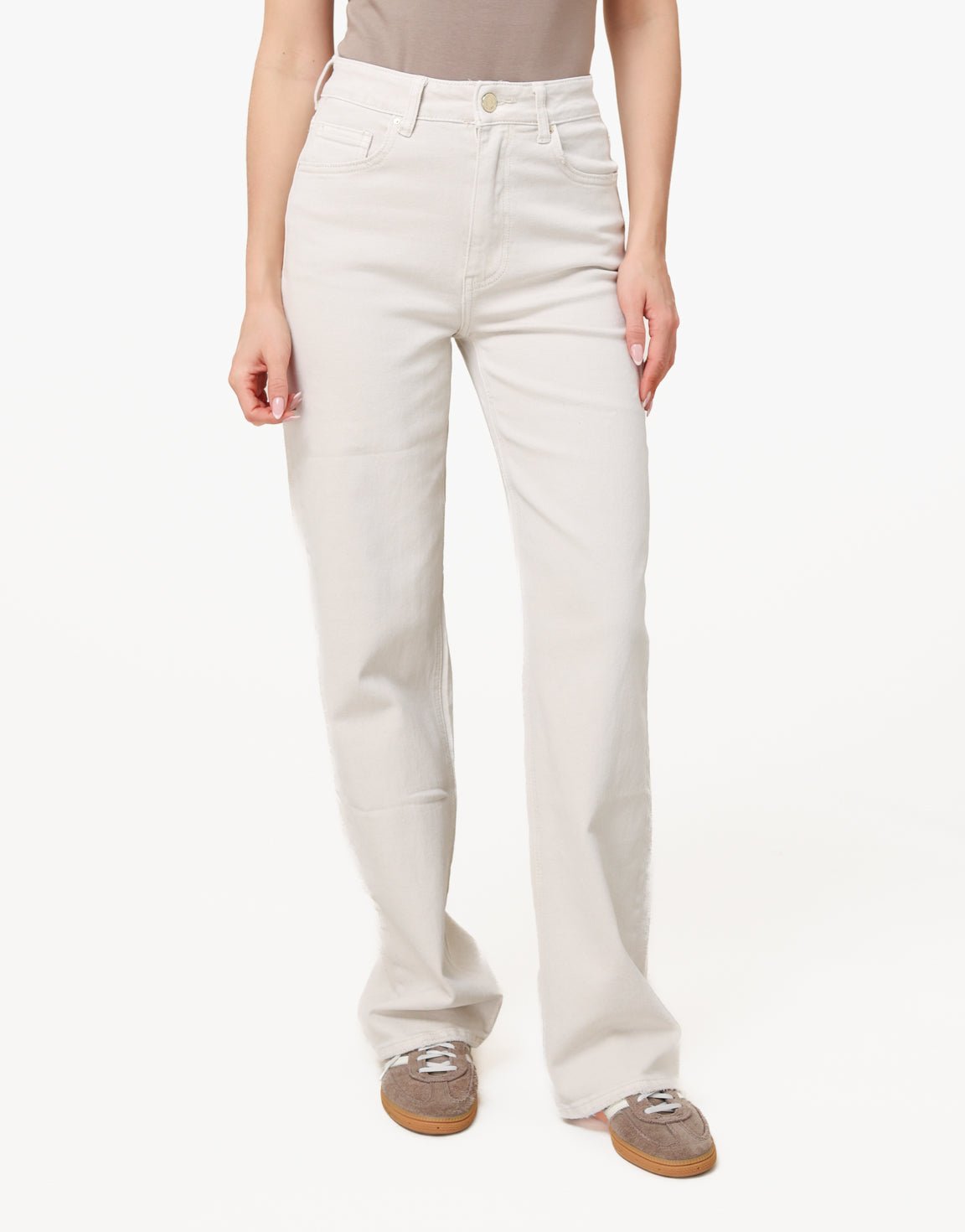 Witte Wijde Tall - Spijkerbroek - Olivia & Kate