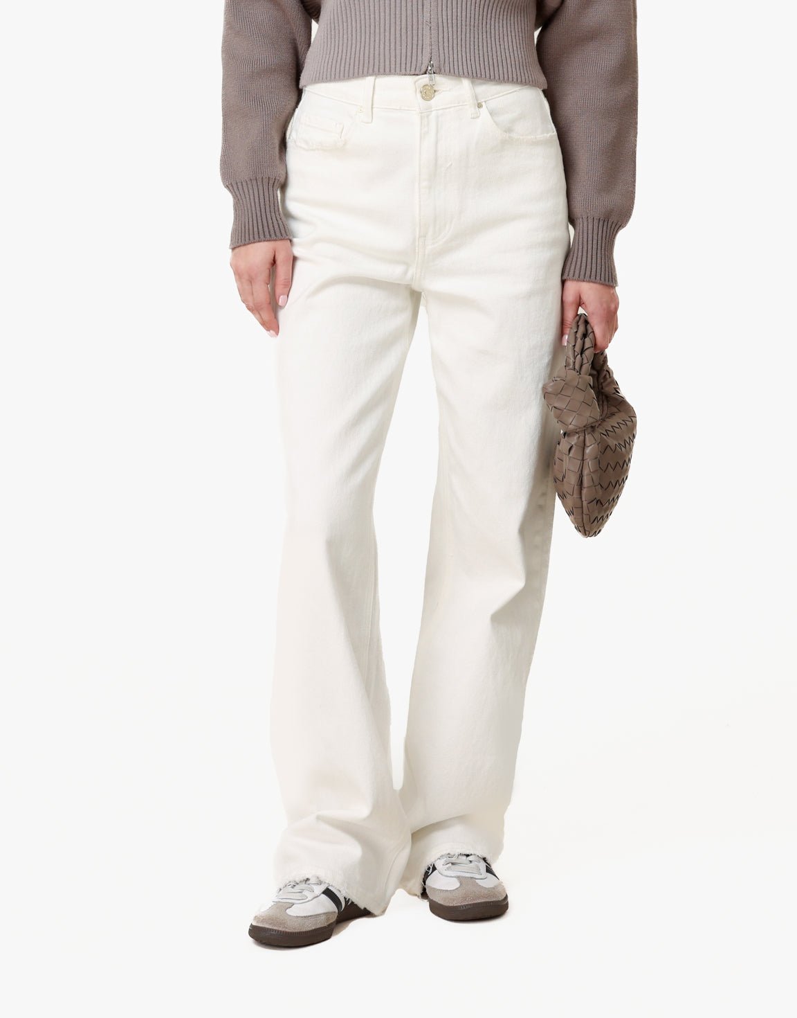 White Wide Tall - Jeans - Olivia & Kate