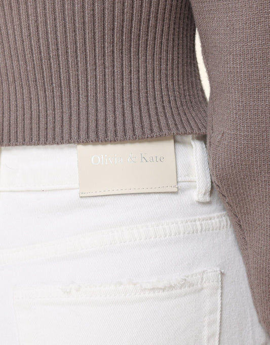 Witte Wijde Tall - Spijkerbroek - Olivia & Kate