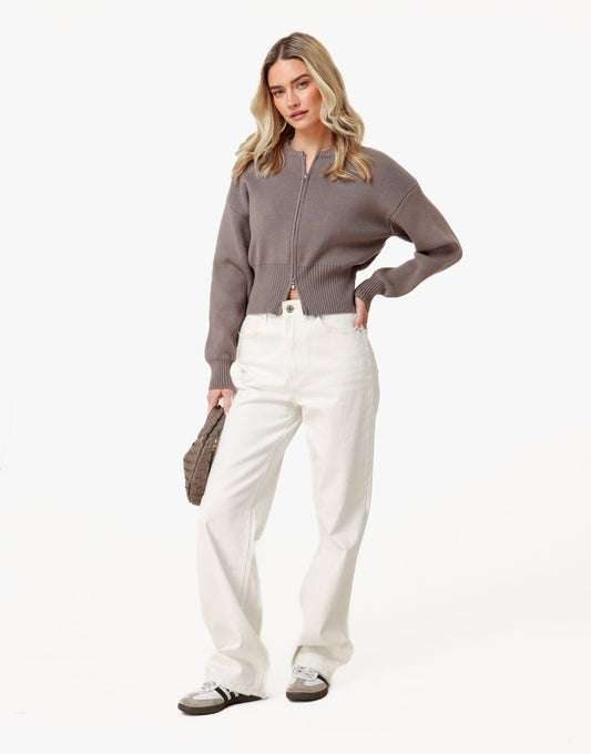 White Wide Tall - Jeans - Olivia & Kate