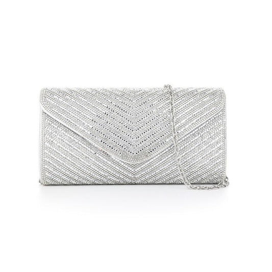 Zilveren Glitter - Clutch - Olivia & Kate