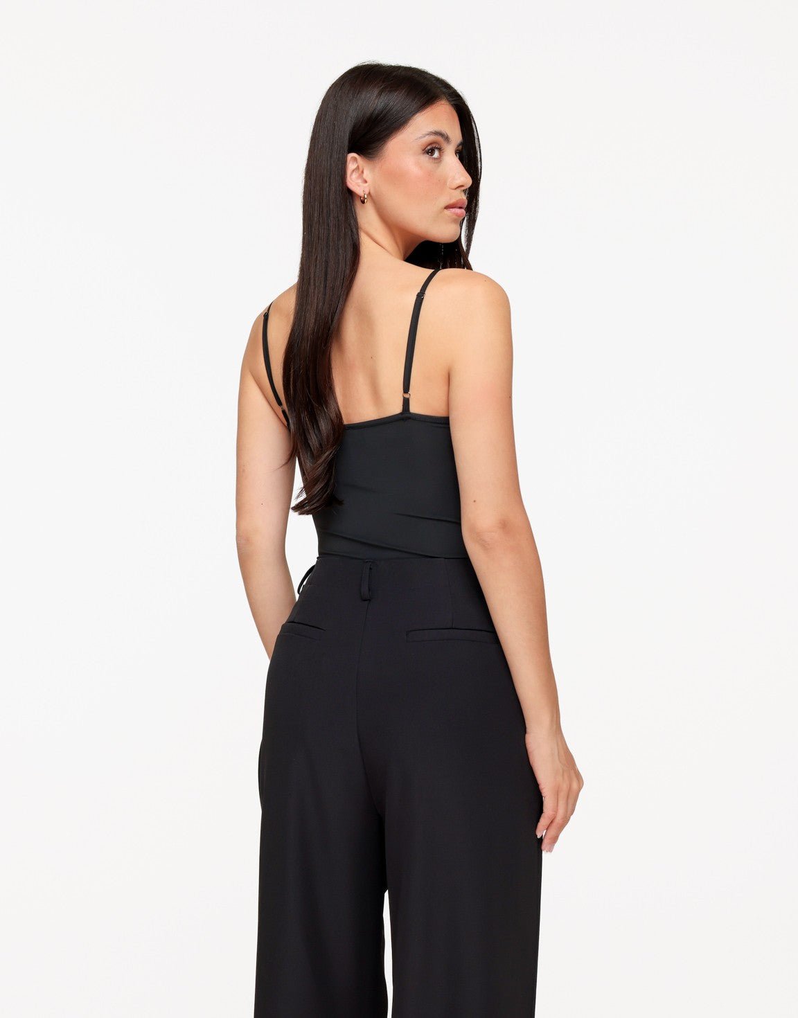 Zwarte Basic Aangesloten - Body - Olivia & Kate