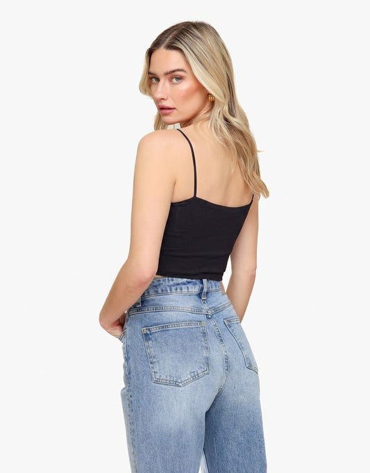 Zwarte Basic Bandeau - Top - Olivia & Kate
