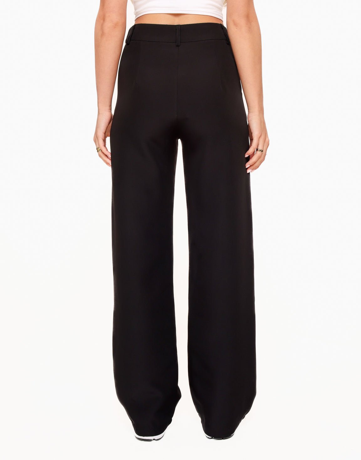 Black Basic - Trousers - Olivia & Kate