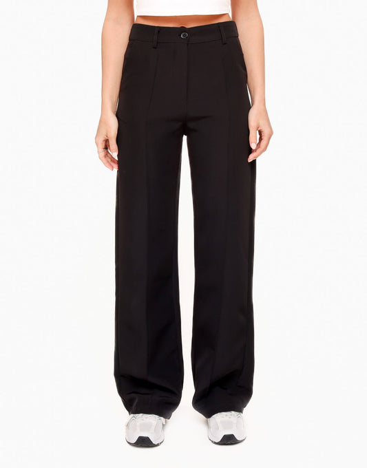 Black Basic - Trousers - Olivia & Kate