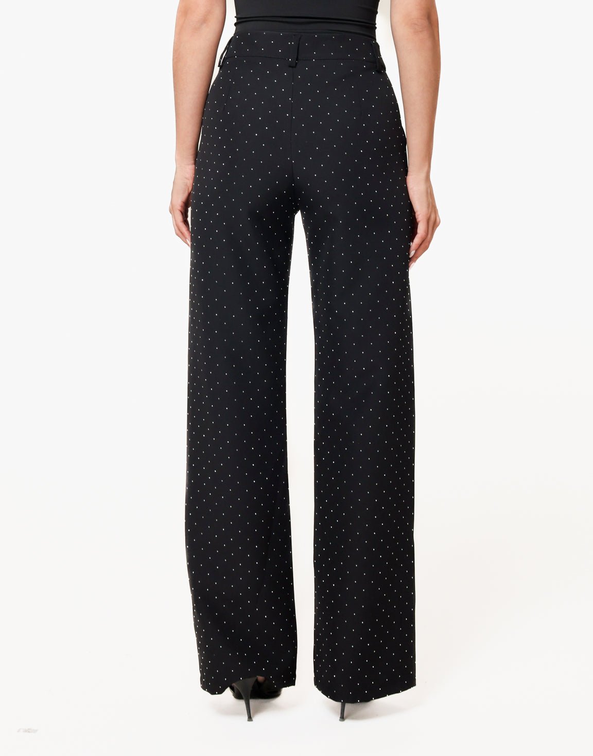 Zwarte Basic Zilveren Glitter Stenen - Set - Olivia & Kate