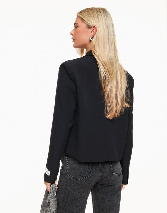 Zwarte Cropped - Blazer - Olivia & Kate