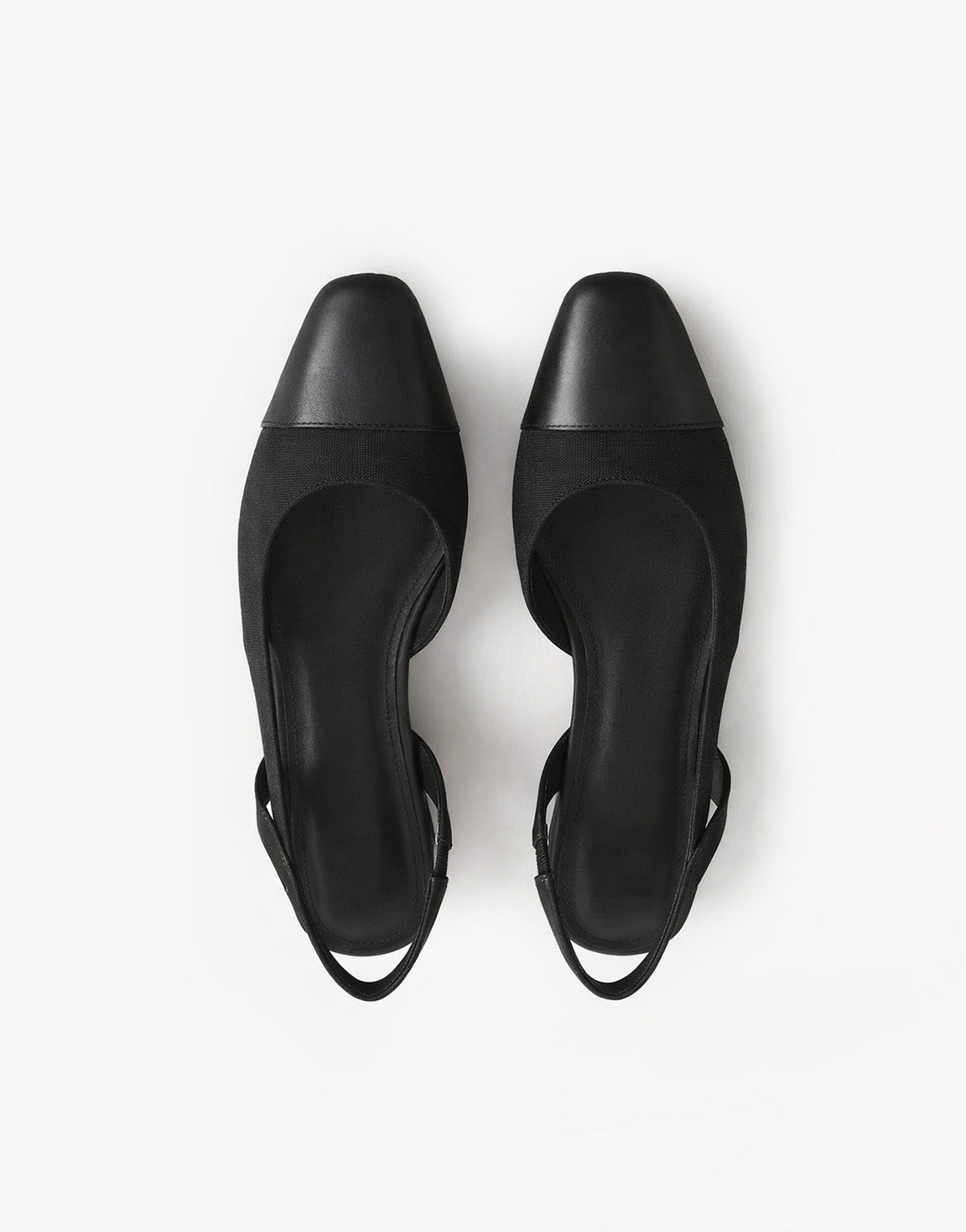 Zwarte Elegante Punt - Ballerina's - Olivia & Kate