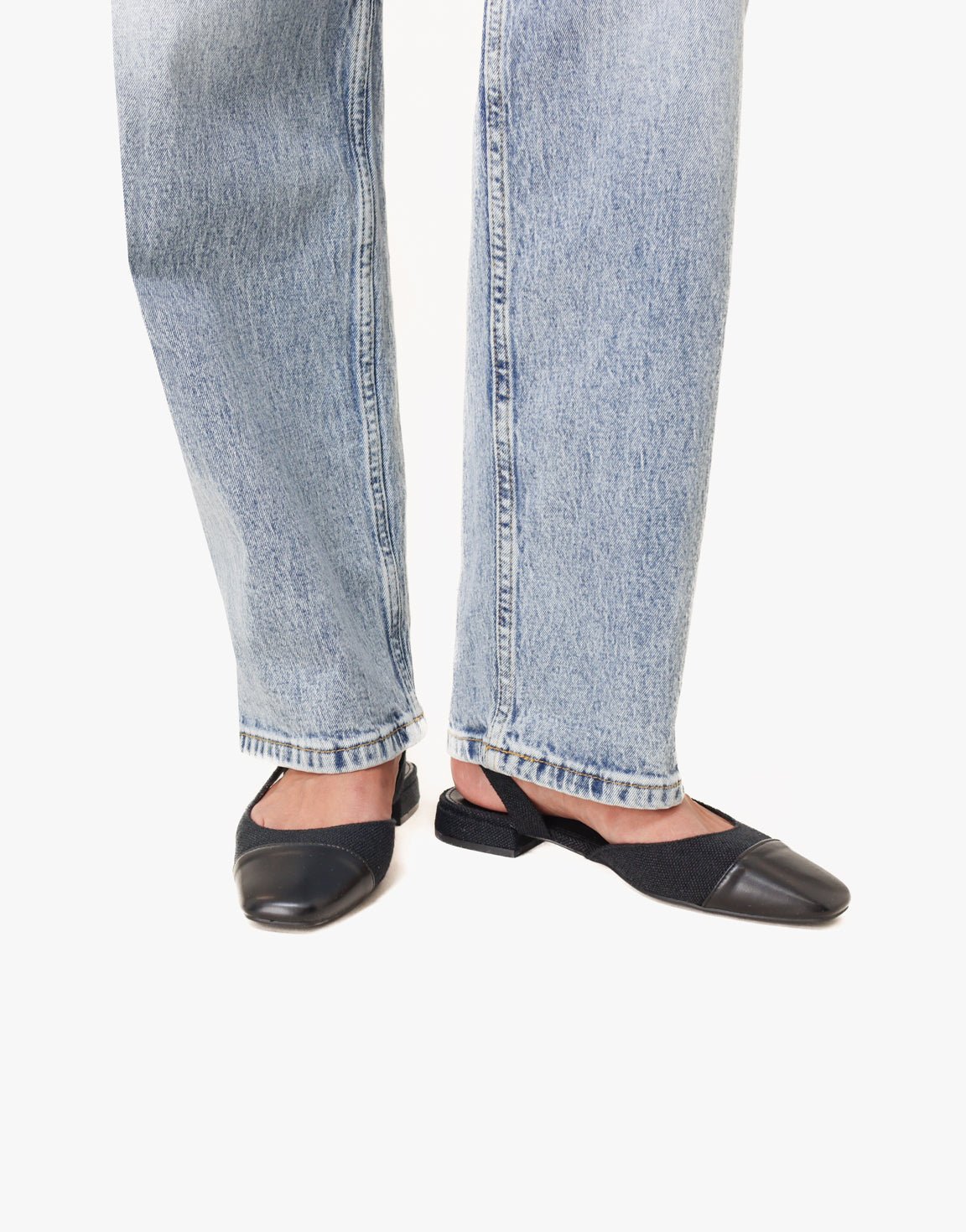 Zwarte Elegante Punt - Ballerina's - Olivia & Kate