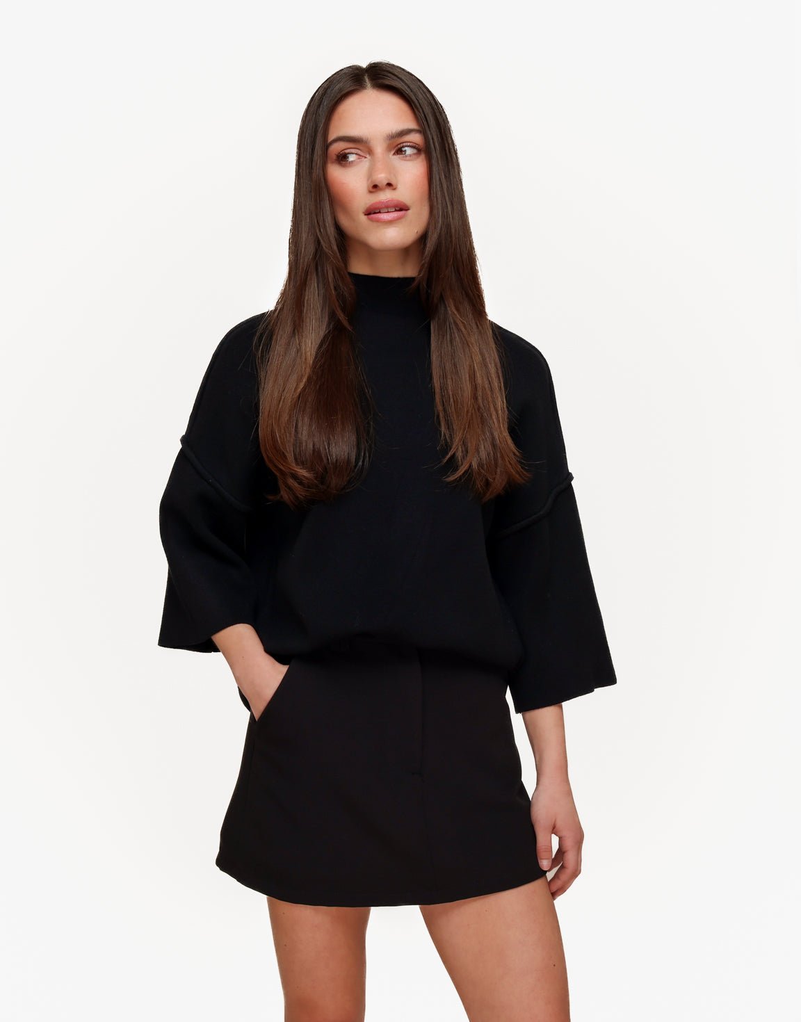 Zwarte Edit Basic - Skort