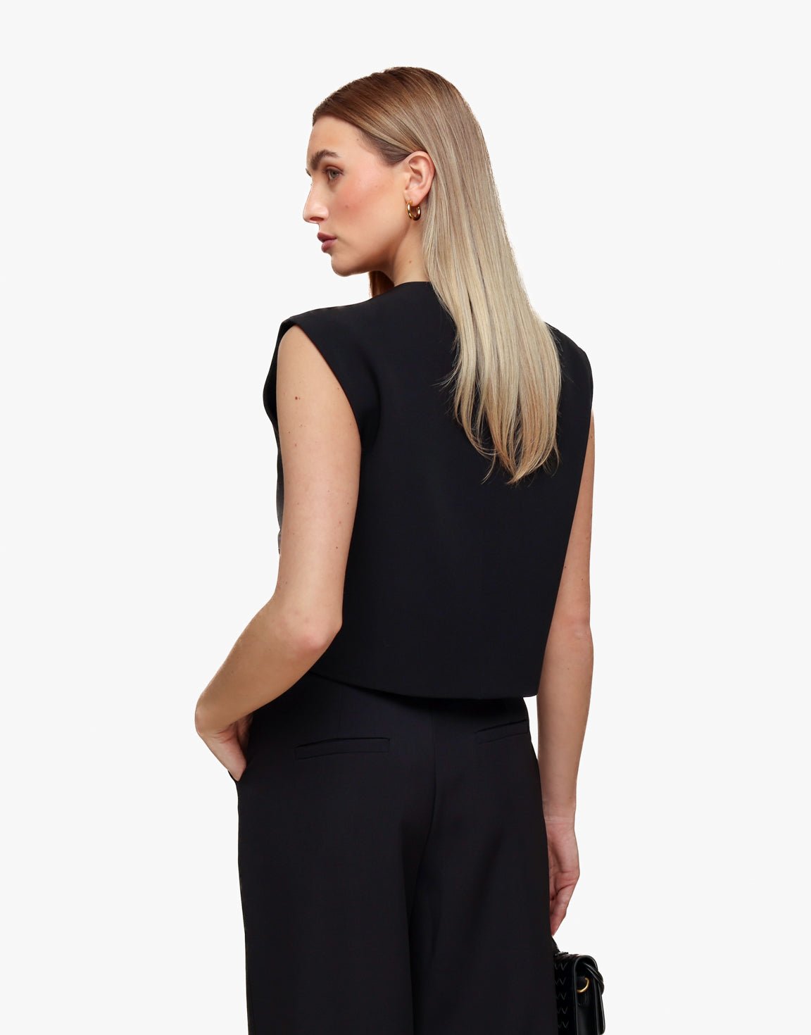 Zwarte F/W Edit Cropped - Gilet - Olivia & Kate