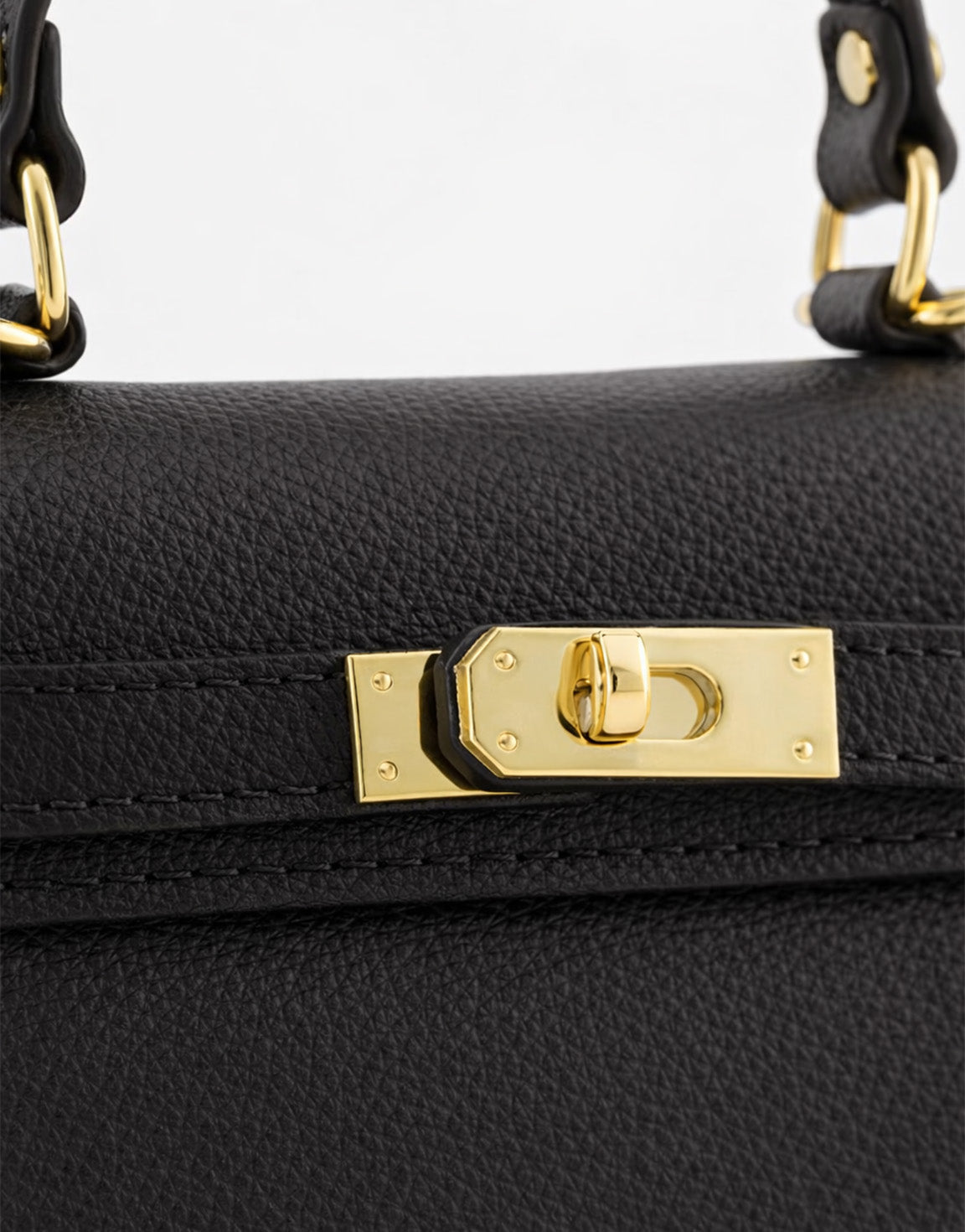 Zwarte Gouden Details - Tas - Olivia & Kate