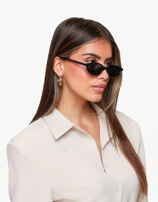 Zwarte Kleine Montuur - Zonnebril - Olivia & Kate
