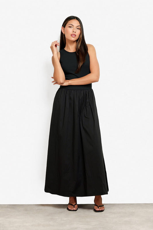 Zwarte Lange Maxi - Jurk - Olivia & Kate