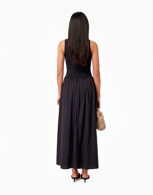 Zwarte Lange Maxi - Jurk - Olivia & Kate