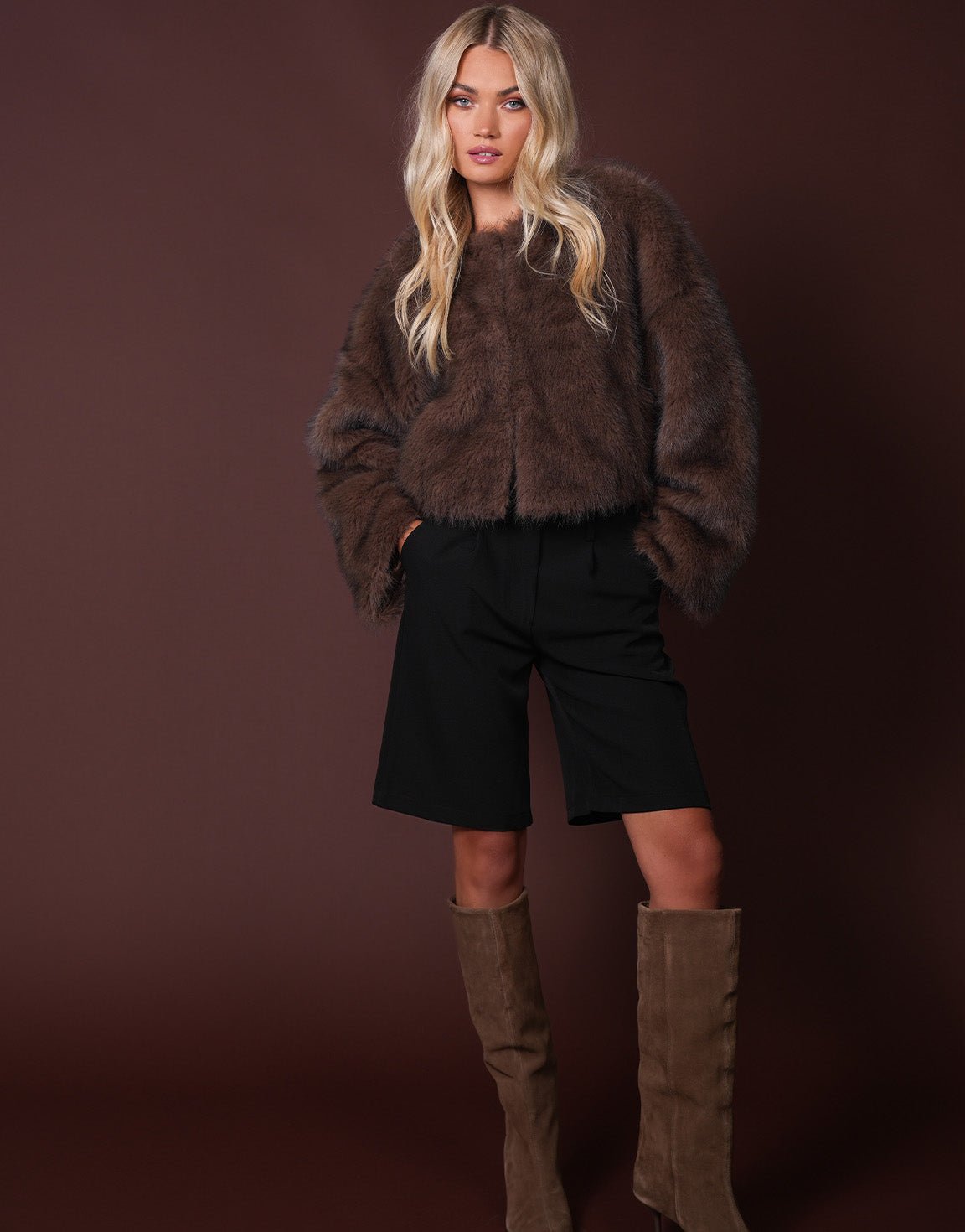 Zwarte Lange - Short - Olivia & Kate